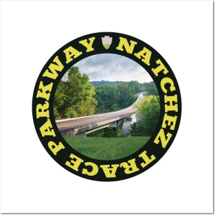 Natchez Trace Parkway circle Posters and Art